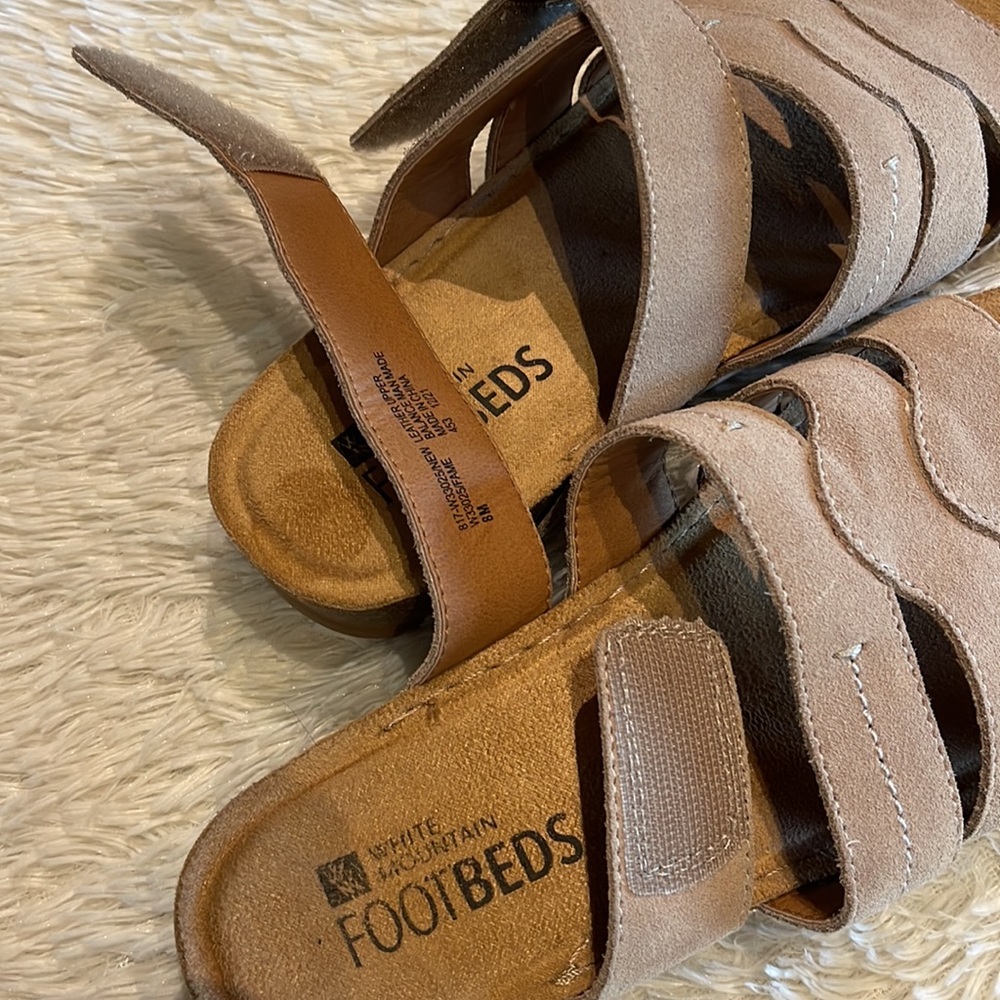 White mountain slip on sandals - Picture 4 of 6